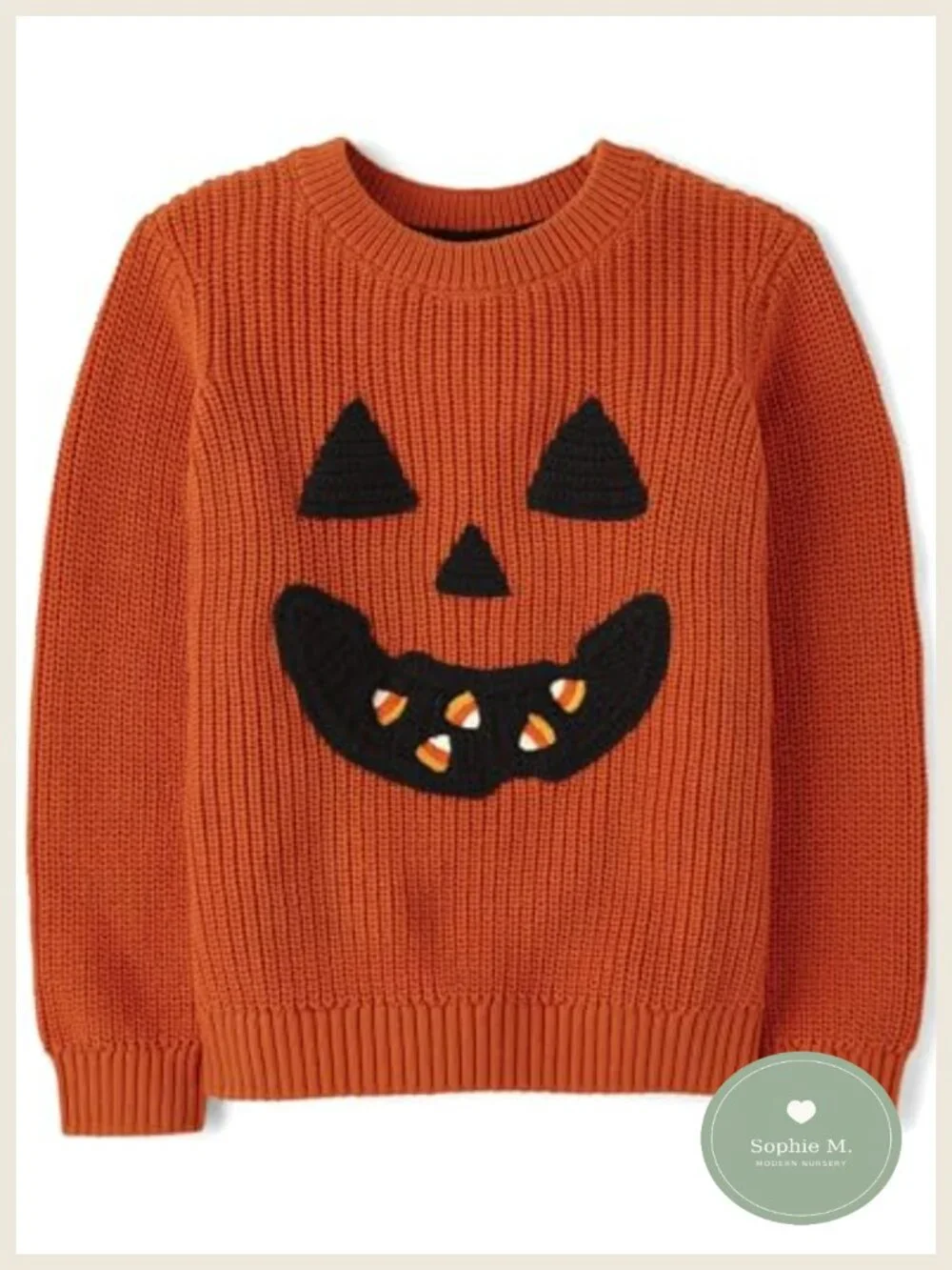 Toddler Embroidered Pullover Sweater - Long Sleeve Cotton Knit